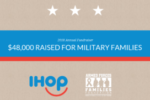 IHOP stacks up donations for troops, military families