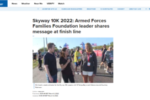 CBS 10 Tampa Bay: Skyway 10K 2022: Armed Forces Families Foundation leader shares message at finish line